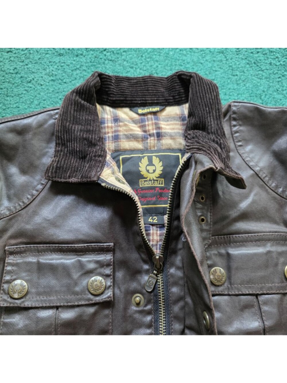 Vtg Belstaff Motorcycle Jacket Six Days Blouson 1960 Collection Gold Label Sz 42 - Picture 8 of 16